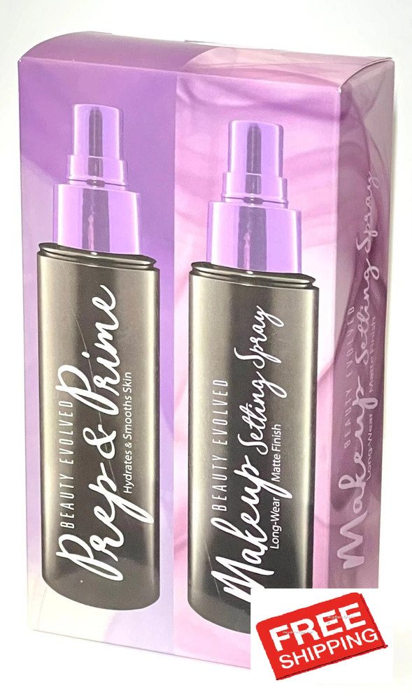 beauty evolved Prep & Prime + makeup setting spray  SEALED