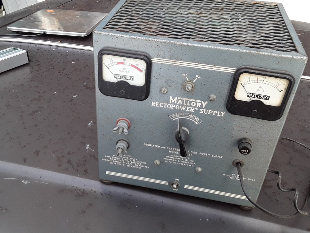 Mallory Rectopower Power Supply