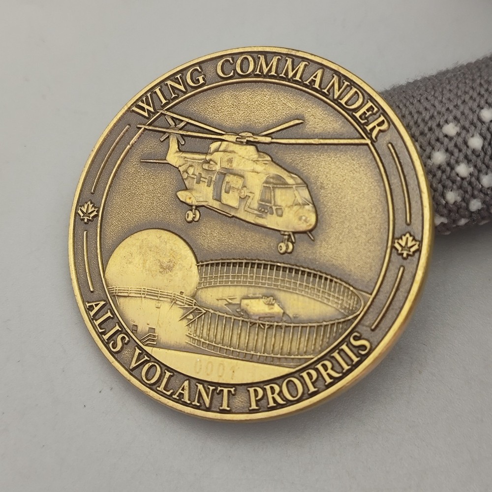 Wing Commander Alis Volant Propriis Challenge Coin
