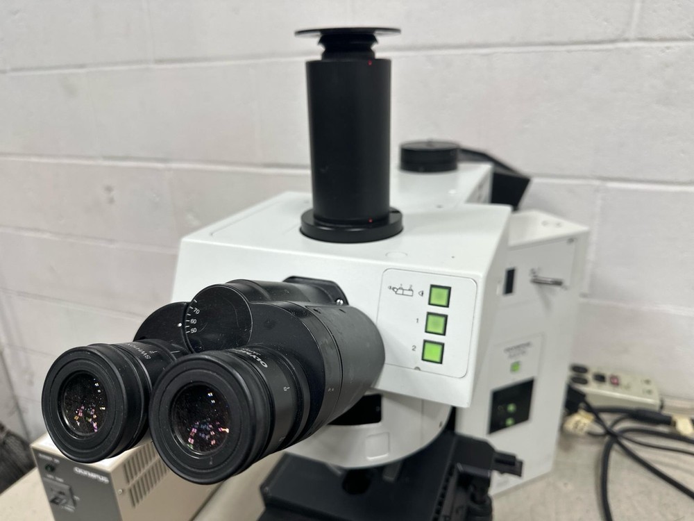 Olympus PROVIS AX70 Compound Fluorescent Microscope AX70TRF U-MCB U-PS U-HSTR ++