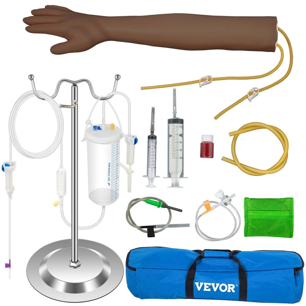 Phlebotomy Practice Kit, Dark Skin IV Practice Kit Venipuncture Learning
