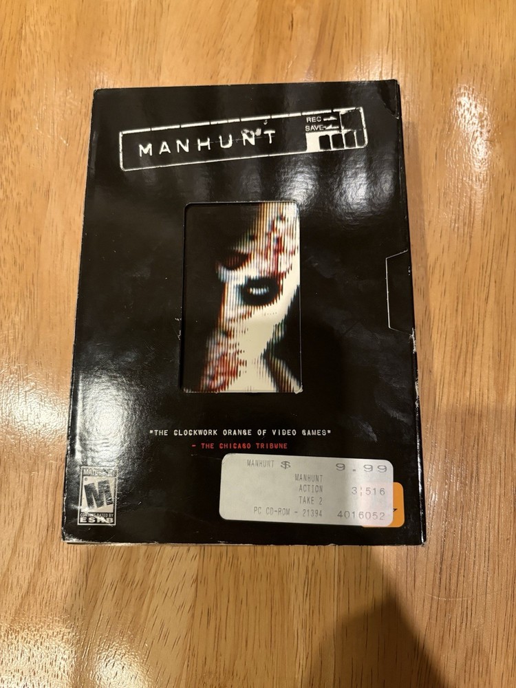 MANHUNT PC VHS SET
