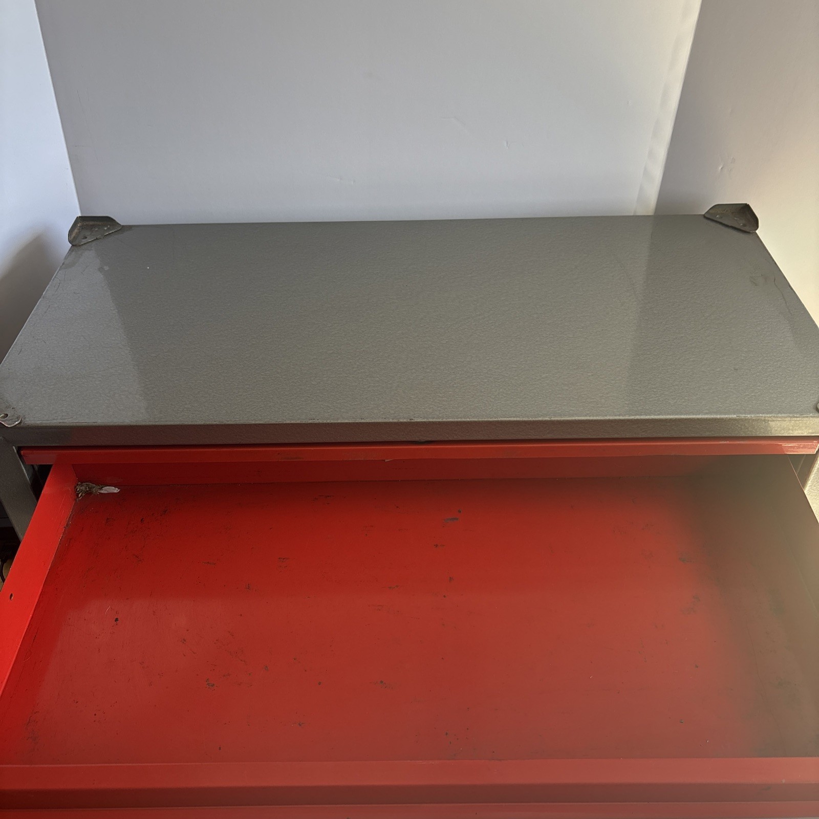 Craftsman Mid Riser Middle Intermediate Tool Box Chest 3 Drawer Vtg USA No Key