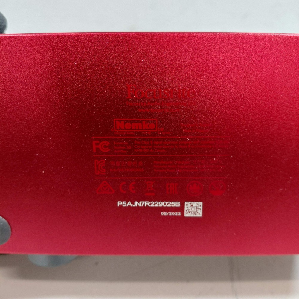 Focusrite Scarlett 2i2 Equalizer