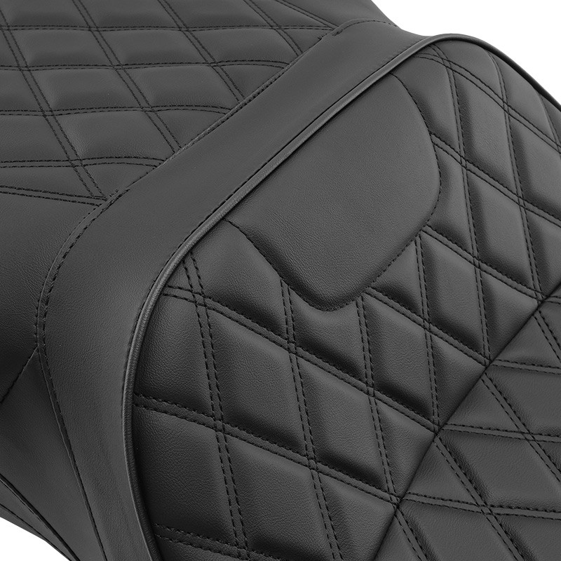 Driver Passenger Seat For Harley Touring Street Glide Road King 1997-2007