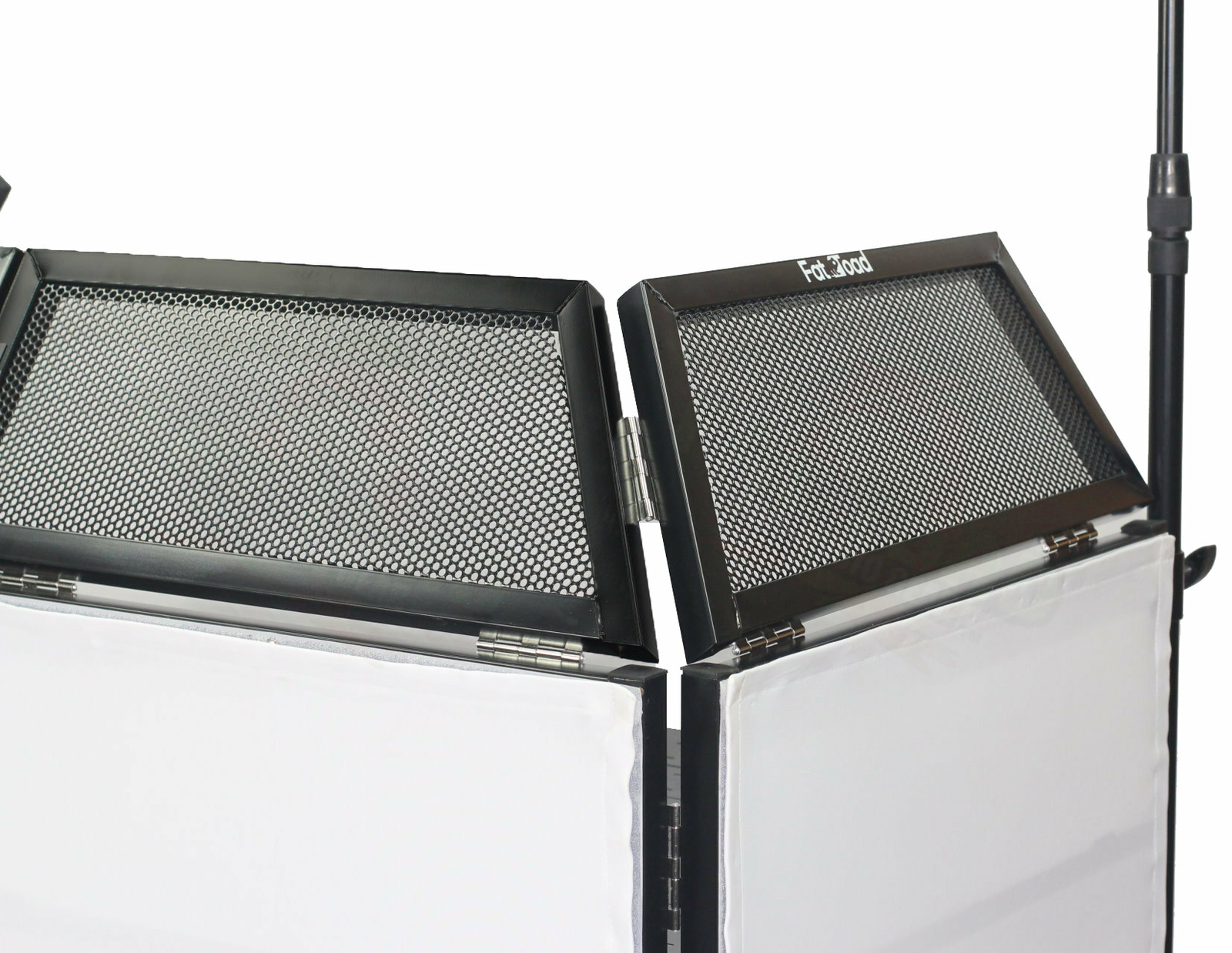 DJ Booth Table Lighting Truss Stand System - Foldable Panel Stage Platform Scrim