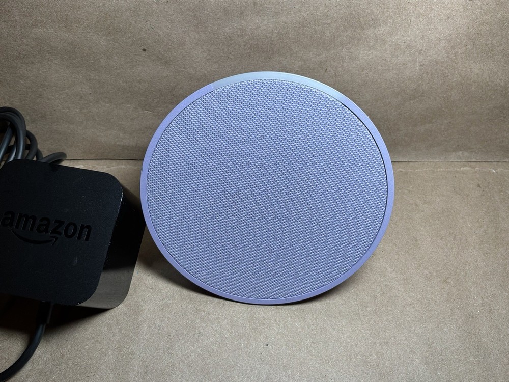 Alexa Echo Pop Lavender Bloom Model C2H4R9 2023 Amazon Smart Speaker Tested