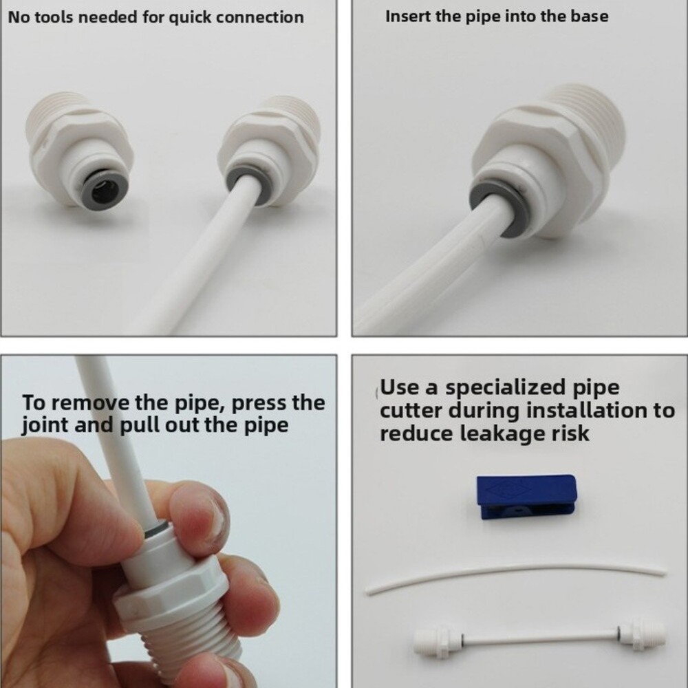 1/4 To 1/2 Adapter RO Fitting Tool-free Installation Common Compatibility