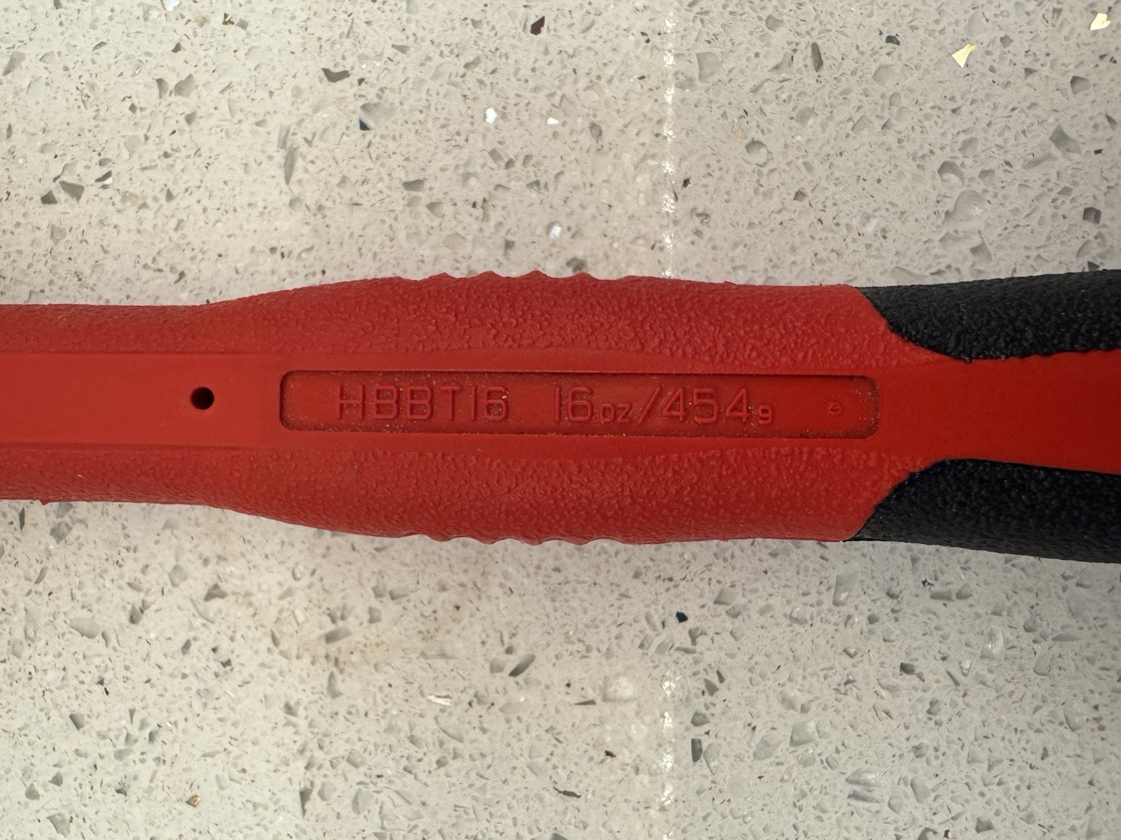 Snap-On HBBT16 Red 16oz Bronze Hammer NEW