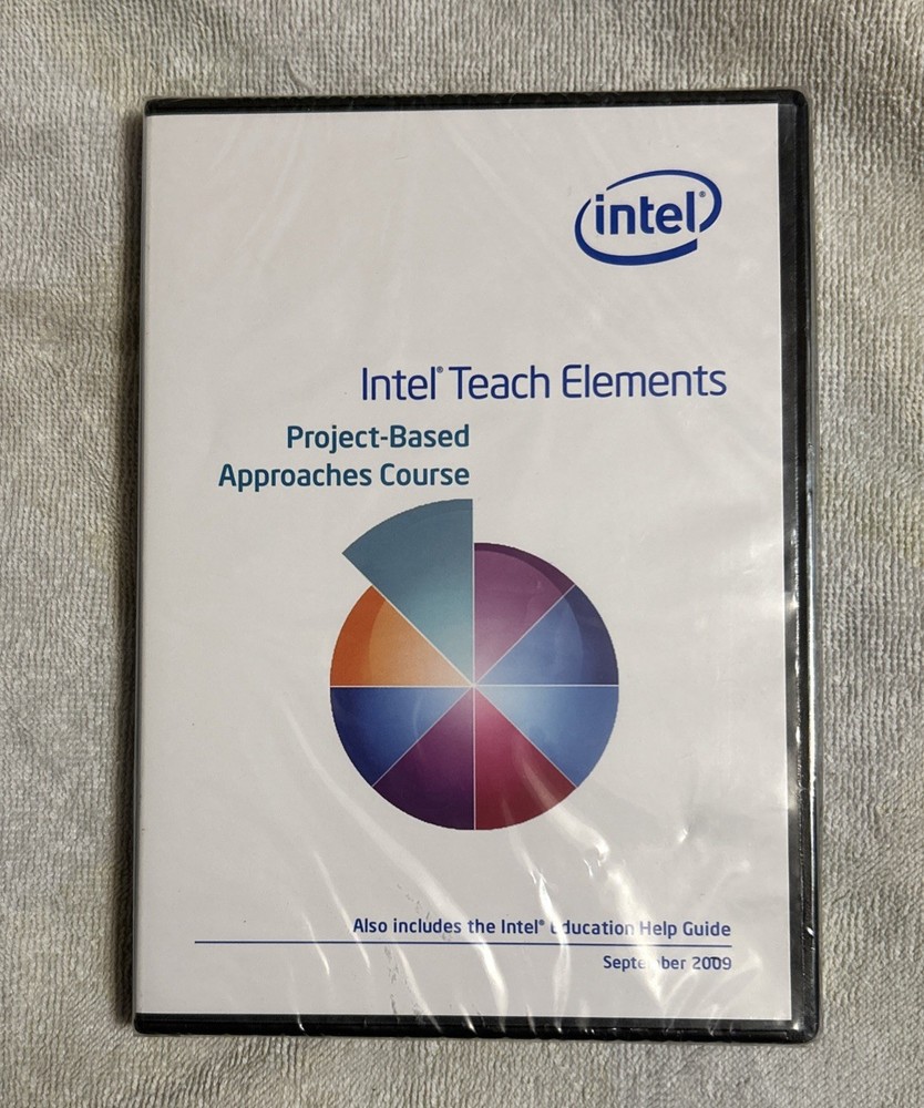 sealed Intel Teach Elements software package from September 2009