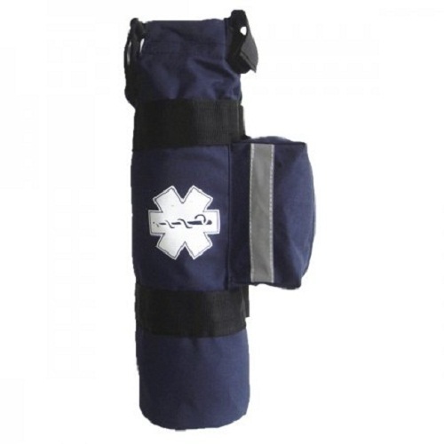 LINE2design Oxygen Bag - EMS Medical Cylinder Sleeve O2 Supplies Bag - Navy Blue