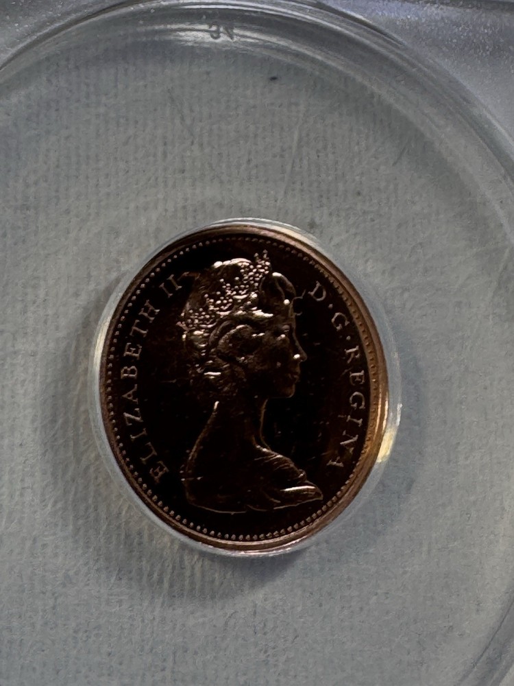 1973 Canada 1 Cent Proof Like Graded MS 67 RD by ANACS