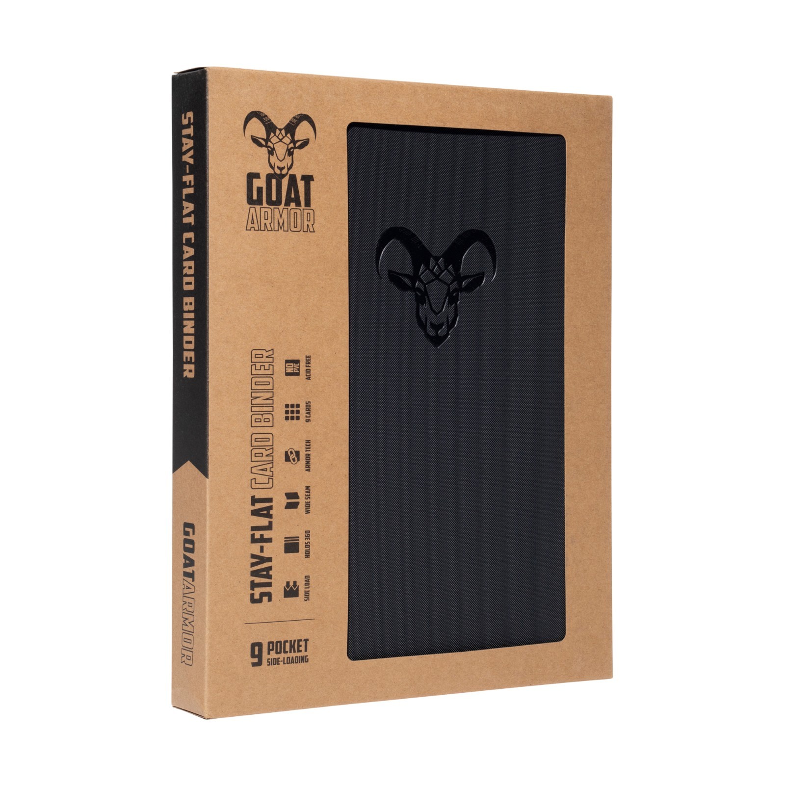 9-Pocket Stay-Flat Card Binder by Goat Armor