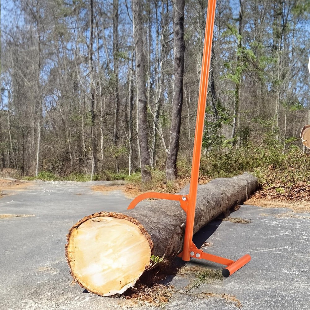 48" Timberjack Log Lifter, Adjustable Heavy Duty Log Roller Cant Hook, Log