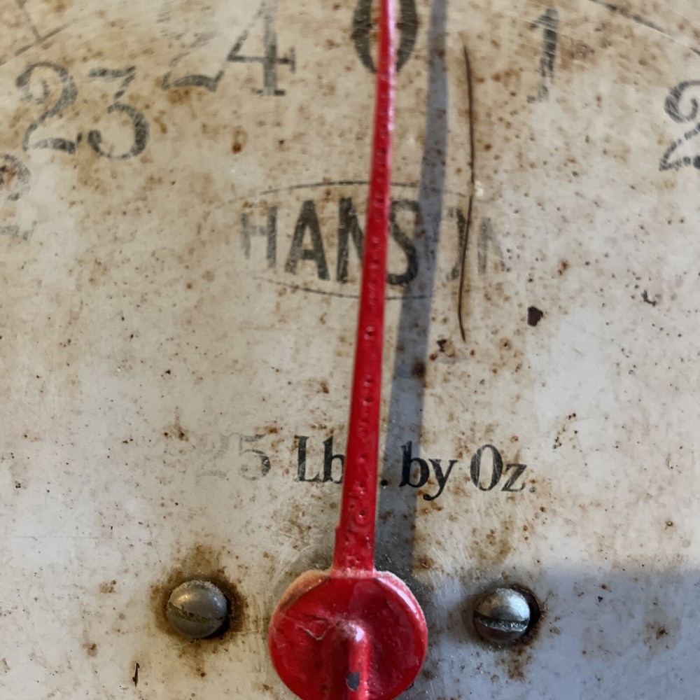 Vintage Hanson 25 lb. Scale