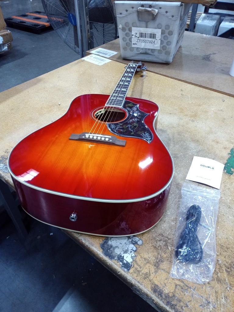 Spruce Edition Hummingbird Rosewood Acoustic Electric Guitar Cherry Sunburst