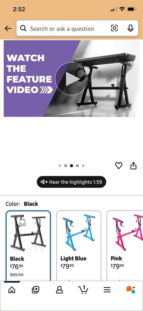 Rock Jam Zfinity keyboard Stand