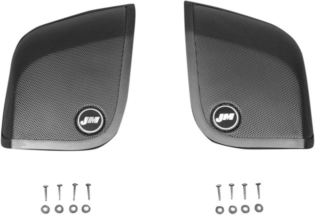 J&M Saddlebag Lid Speaker Grill Sets #HGRL-SD14 Harley Davidson