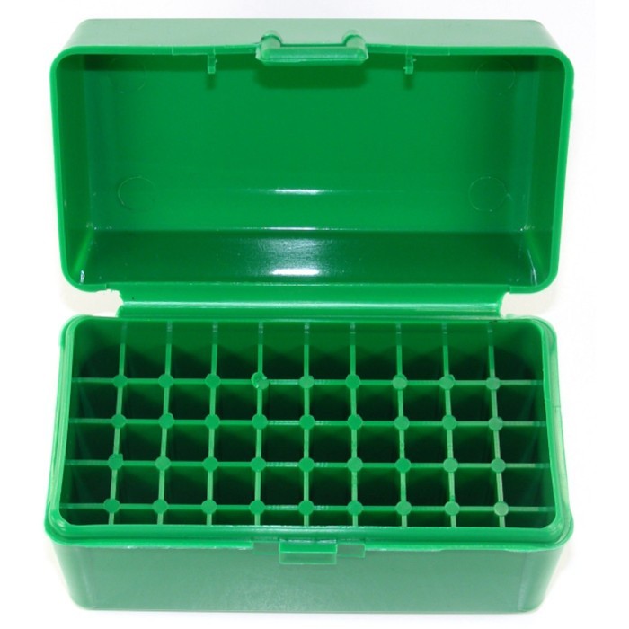 FSR Plastic Ammo Box SR 50 Rnd Solid Green