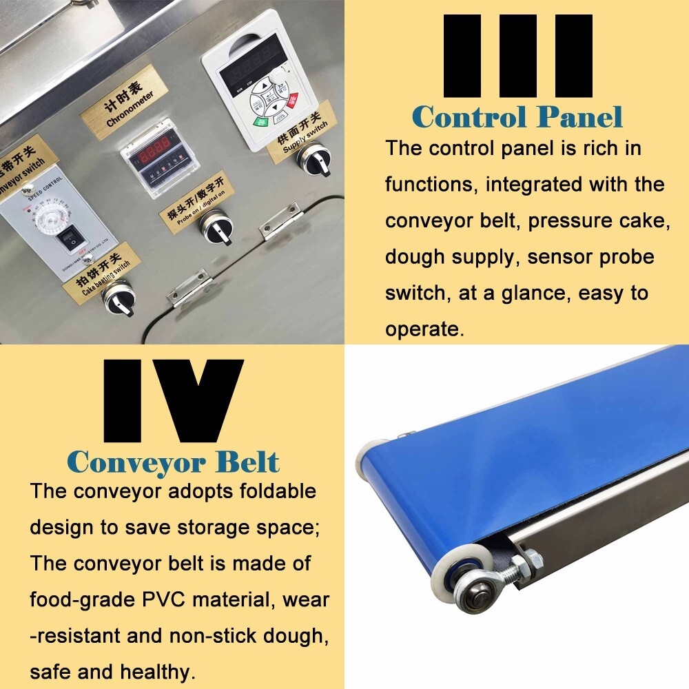 110V Commercial Multifunctional Dough Divider Full-automatic Bread Dough Divider