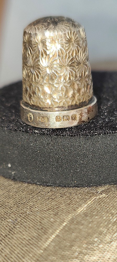 Vintage Sterling Silver Thimble