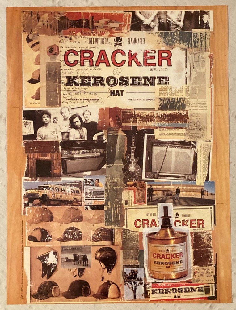Cracker 1993 Promo Poster Kerosene Hat David Lowery
