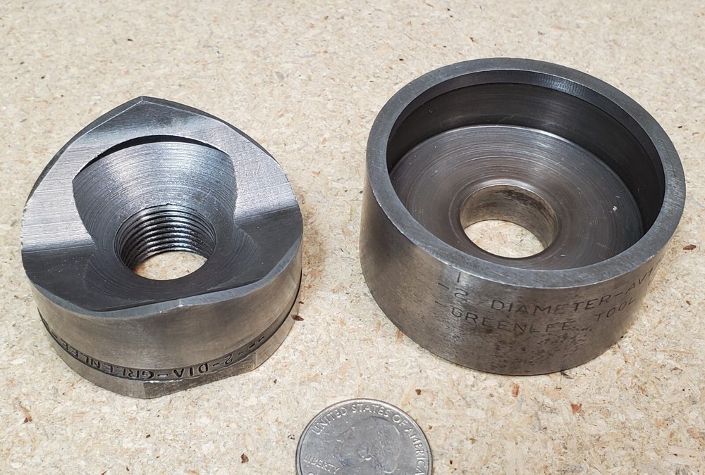 Greenlee No. 730 - 2" diameter punch - knockout