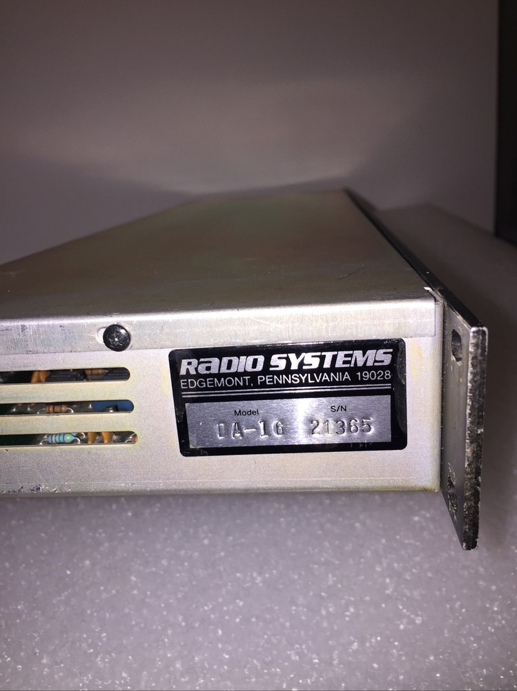 Radio Systems DA, Stereo Audio Distribution Amplifier