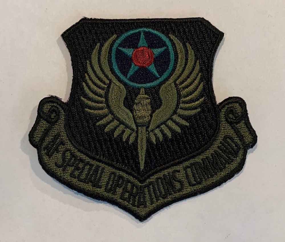 AFSOC Subdued MAJCOM Patch USAF Special Operations Combat Controller Iraq