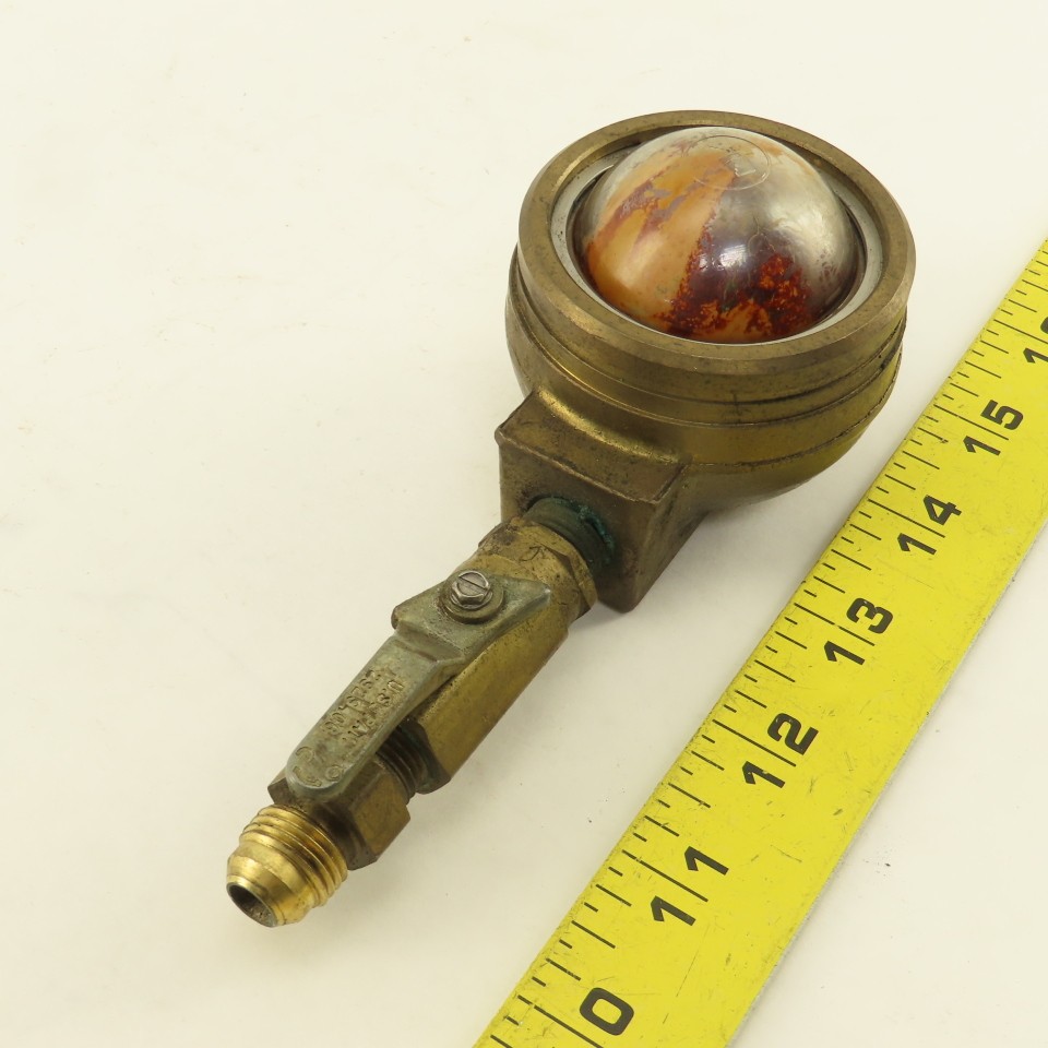 Machine Products Corp. 1/4" Brass Sight Flow Indicator