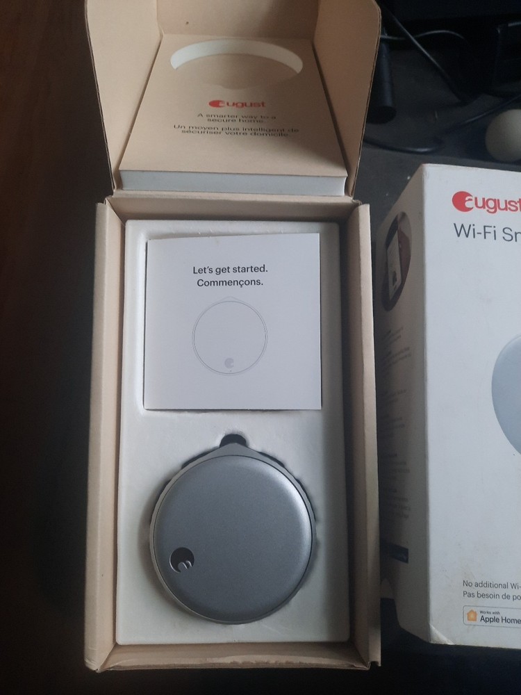 august wifi smart lock silver