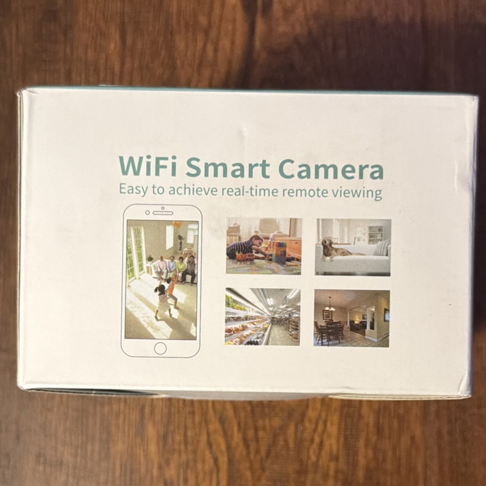 WiFi Smart Camera Wireless Indoor IP Network Surveillance, White