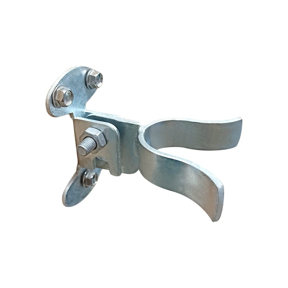 1-3/8" Flat Back Wall Mount Fork Gate Latch - Hardware with