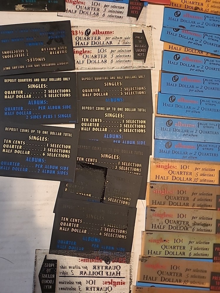 Jukebox Pricing Window Lot