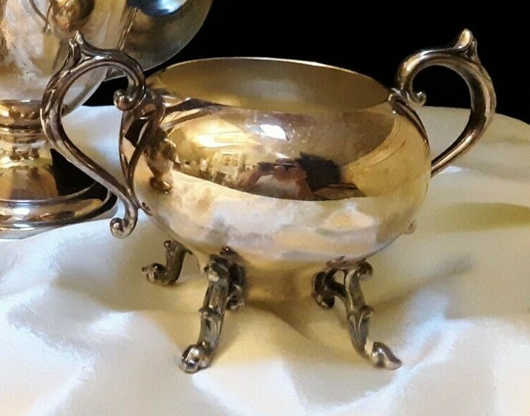 Vintage Silver Plated Sugar Bowl Hallmarks