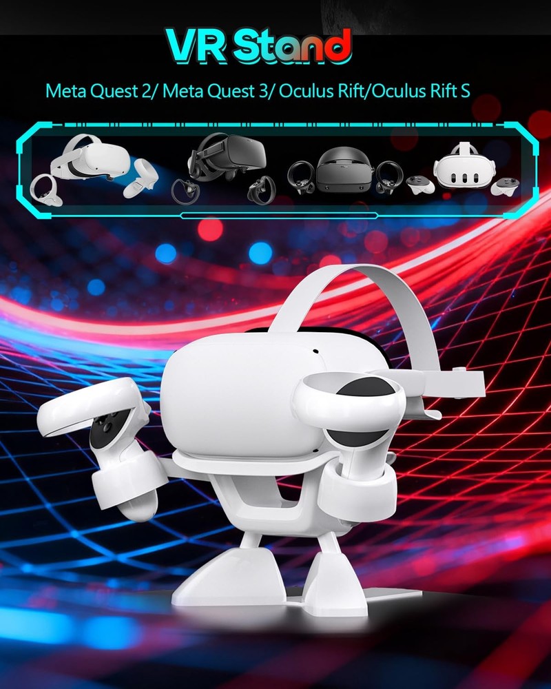 VR Stand Meta Quest 2 3 Headset Holder STABLE Display Oculus Stand