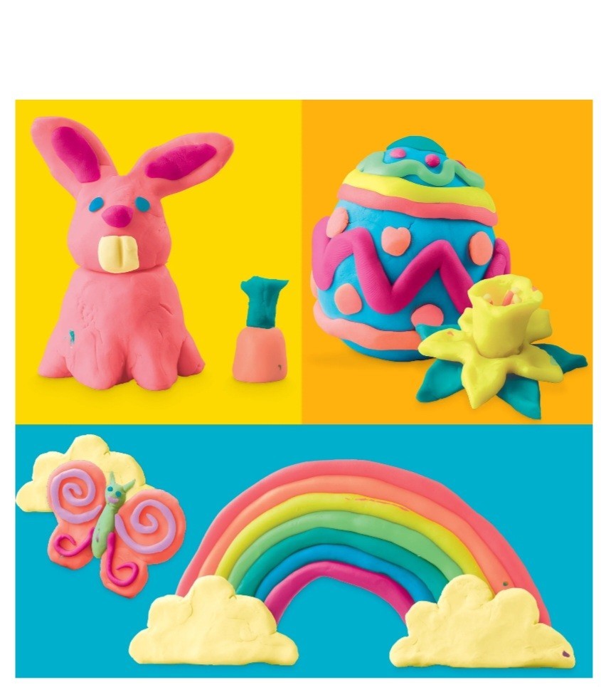 Play-Doh Easter Bag 9 Eggs Modeling Clay Set Multicolor 2023