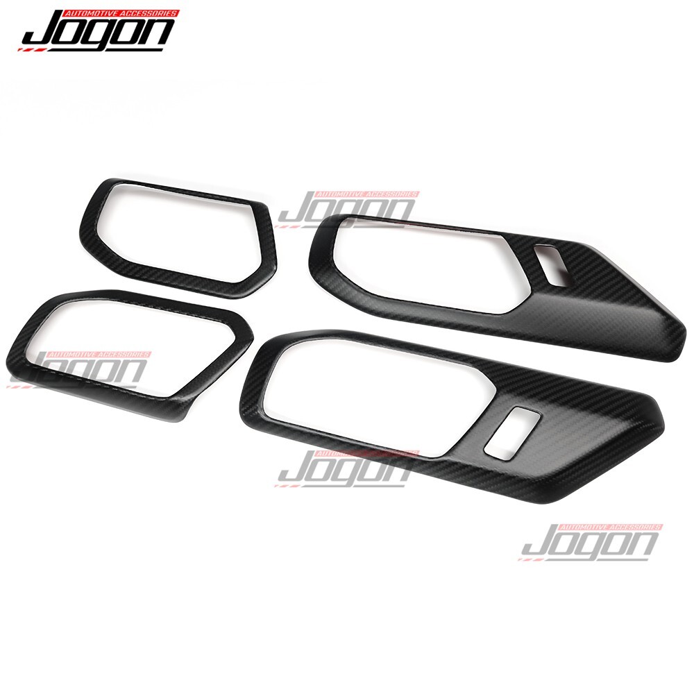 Matte Carbon For Ford Bronco U725 Raptor 2021+ Interior Door Handle Decor Trims