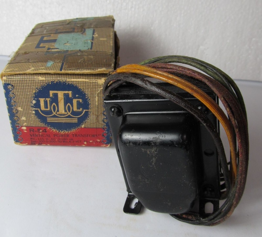 UTC Model R-54 Power Transformer Vintage