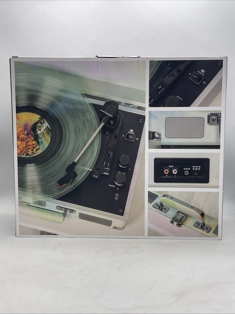 Crosley Cruiser Plus Turntable Record Player Wireless Bluetooth Speaker Portable