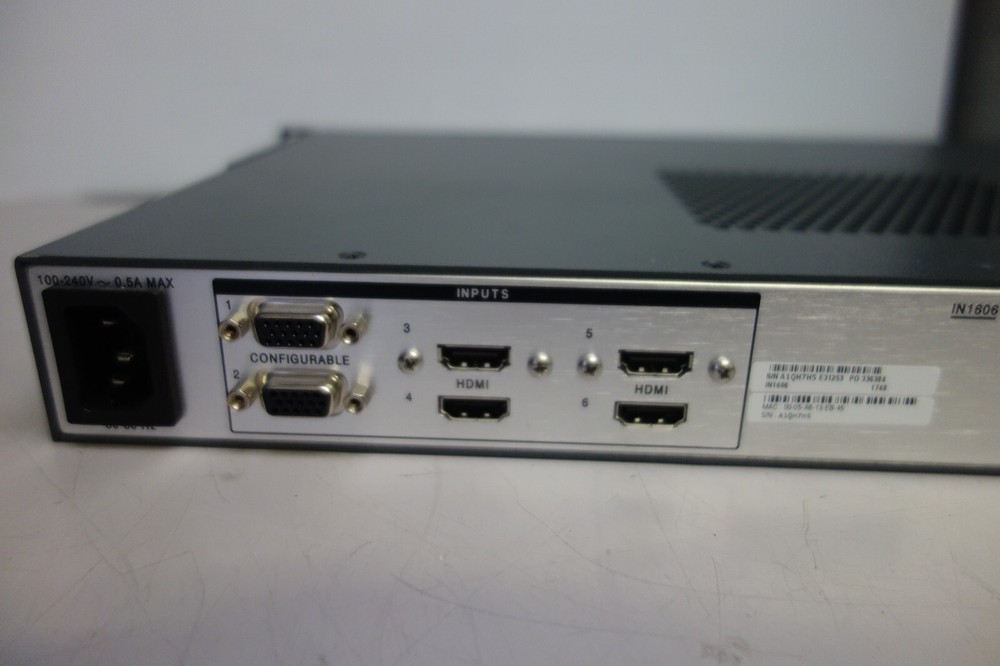 Extron IN1606 Scaling Presentation Switcher