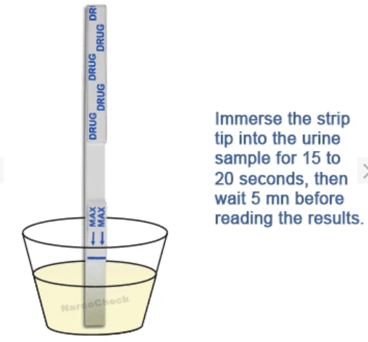 THC Drug Test (Cannabinoids, Marijuana)=5unit.