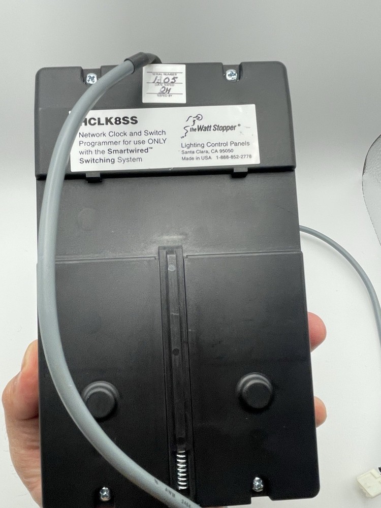 Wattstopper HCLK8SS Network Clock and Switch Programmer Smartwired System-AS/IS!