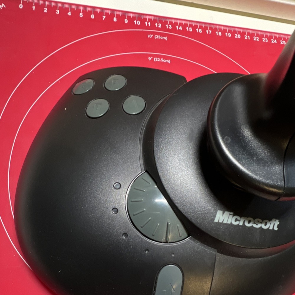 Microsoft SideWinder Precision Pro Wired Serial Joystick PC Windows 95 Throttle