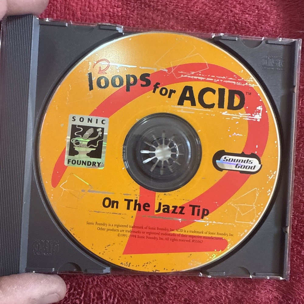 Sonic Foundry On The Jazz Tip Loops For Acid Sample/Sound Library/Sampling CD