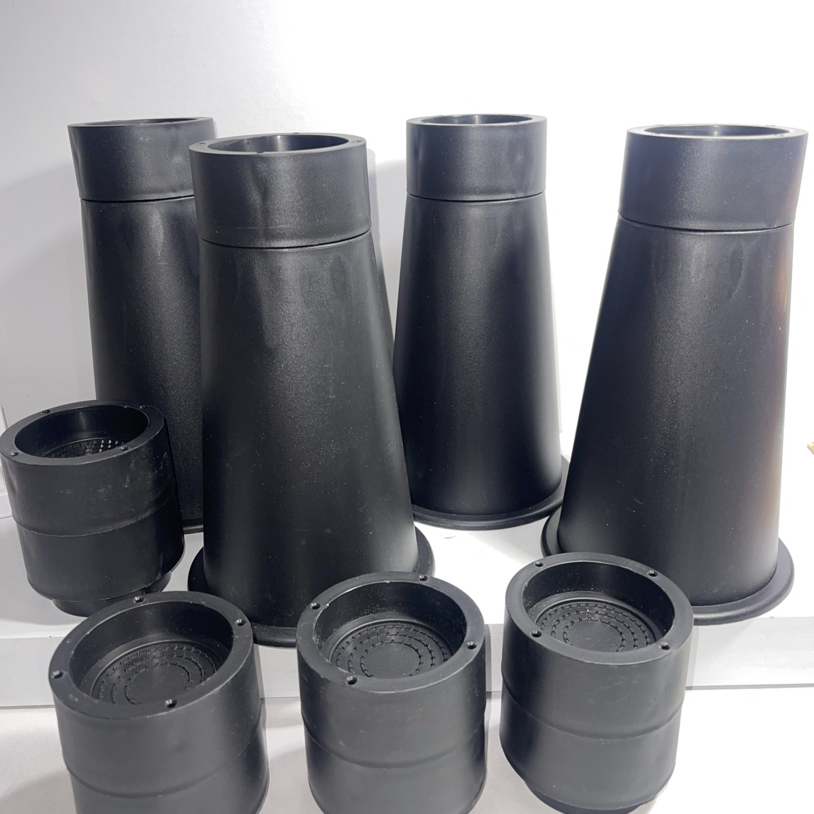 Bed Risers 14 Inch Heavy Duty, Elevation in Heights 8/9.8/11.6 or 13.4 New