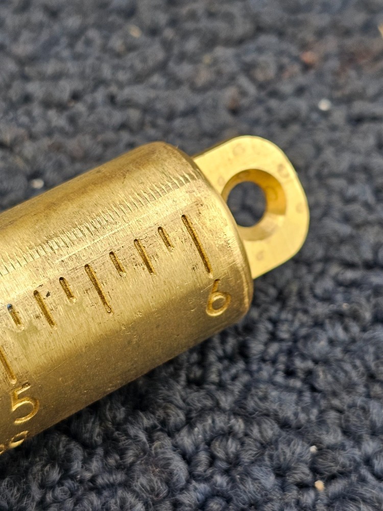 Lufkin 590GM: Solid Brass Plumb Bob/ Tapered Point Tip