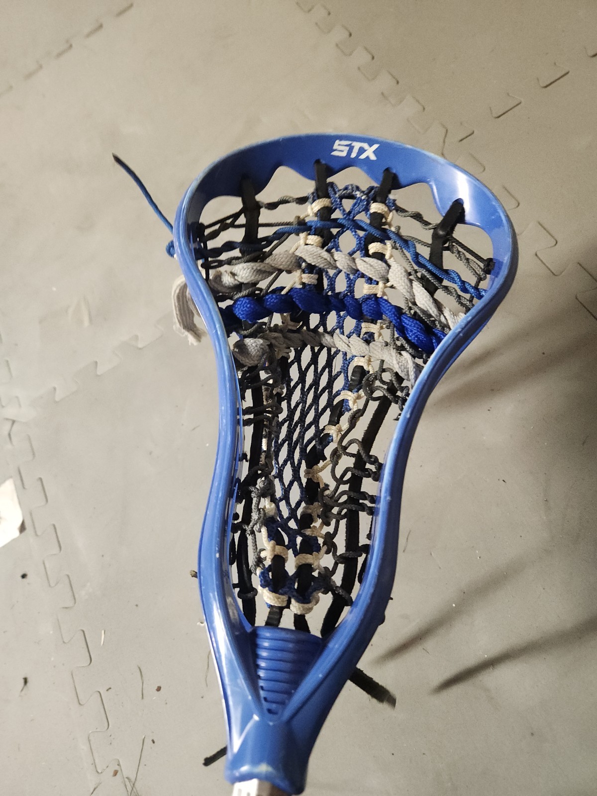 Rare Stx OG K18 Lacrosse Head Excellent Condition On A New Mens 7075 CrankShaft