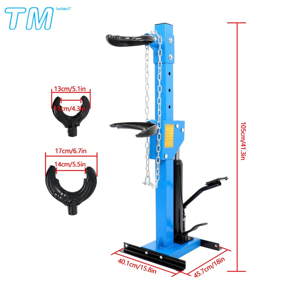 Blue 4.5Ton Coil Spring Compressor Auto Strut Hydraulic Compressor Removing Tool