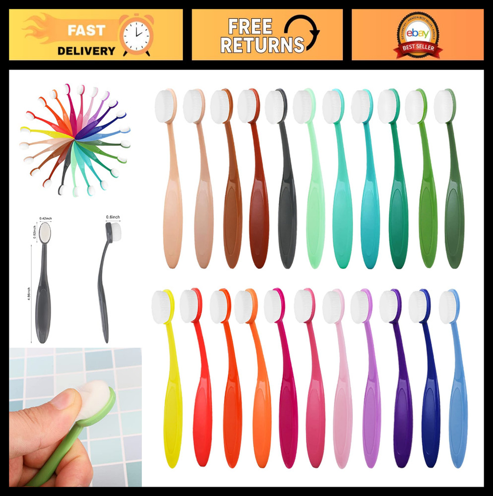22 Pack Mini Ink Blending Brushes for Card Making & Crafts - Color Coded Tools